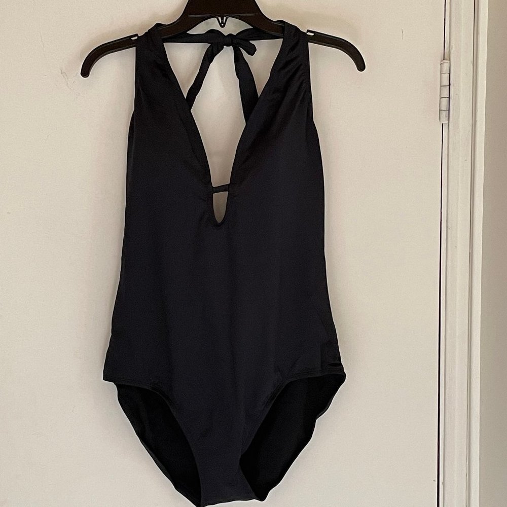 Clean Water Swimsuit Black One-Piece